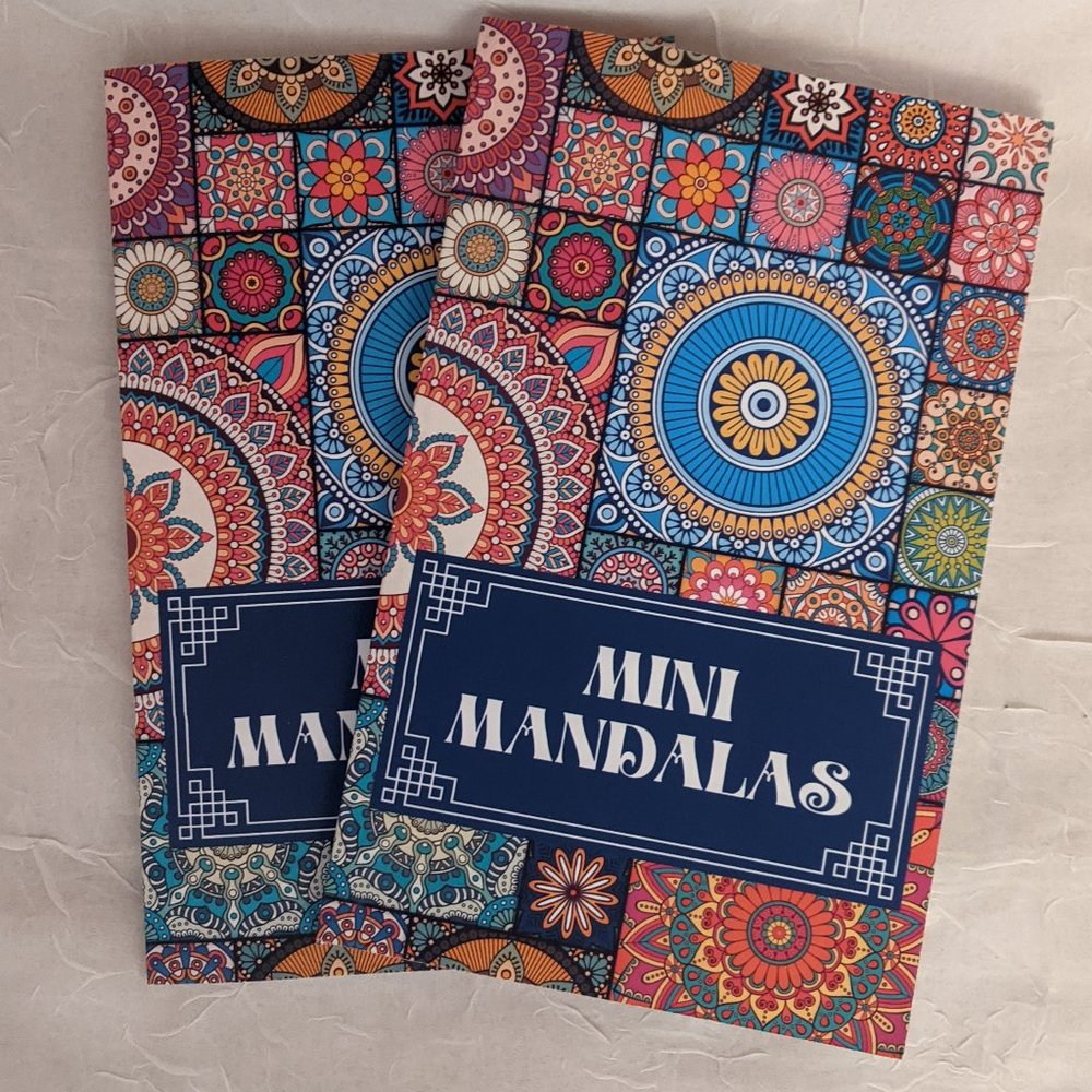 Mini Mandalas: Pocket Size Adult Coloring Book
